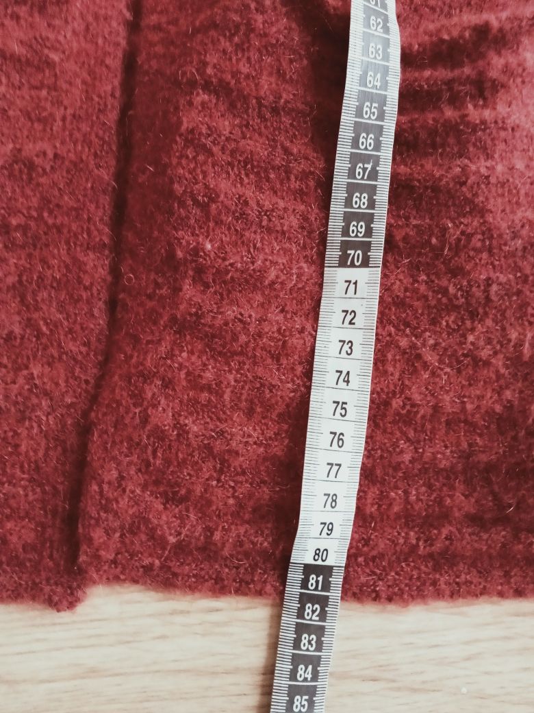 Purpurowy sweter Lindex roz.M wełna i moher