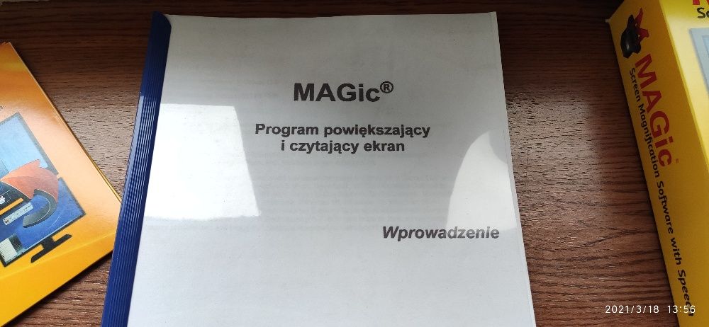 Magic screen - Program dla słabowidzących.