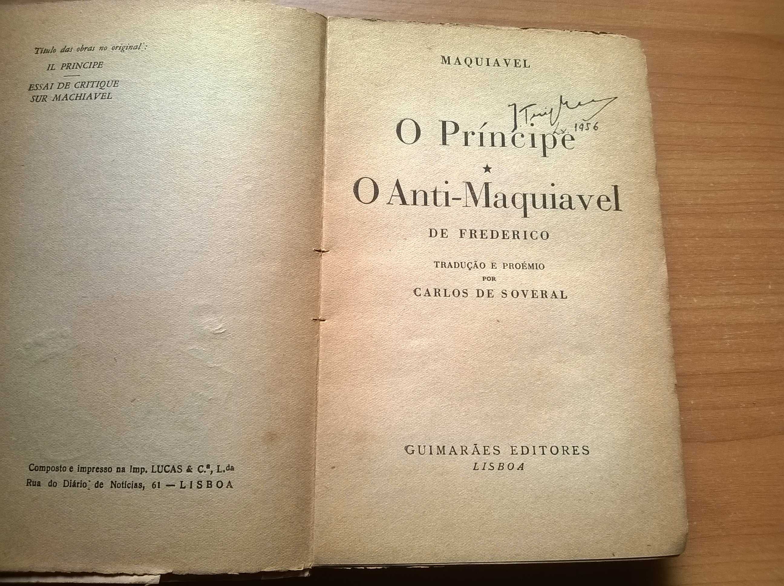 O Príncipe Maquiavel - O Anti-Maquiavel Frederico