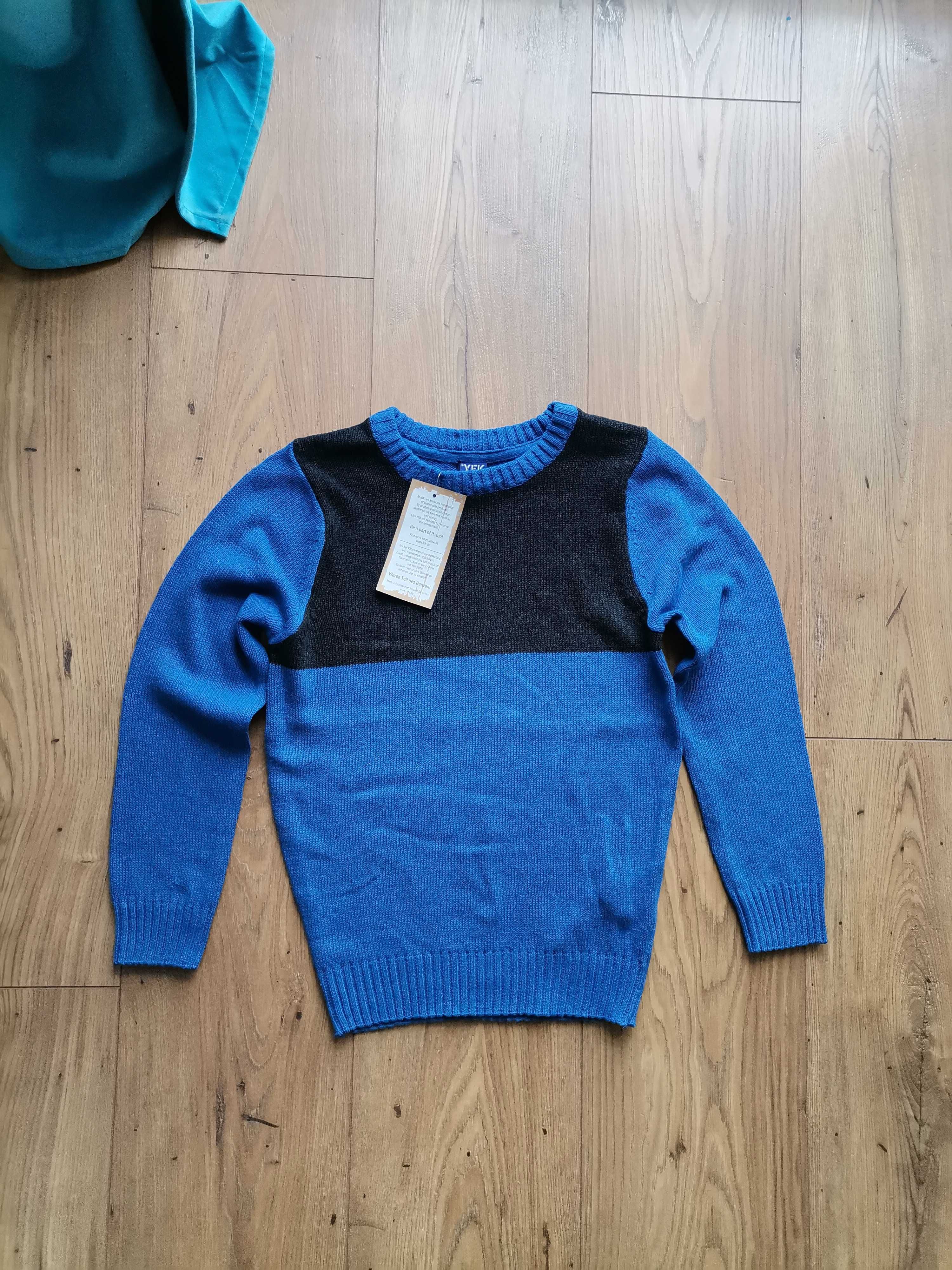 NOWY Sweter sweterek galowy apel rozpoczecie roku 128