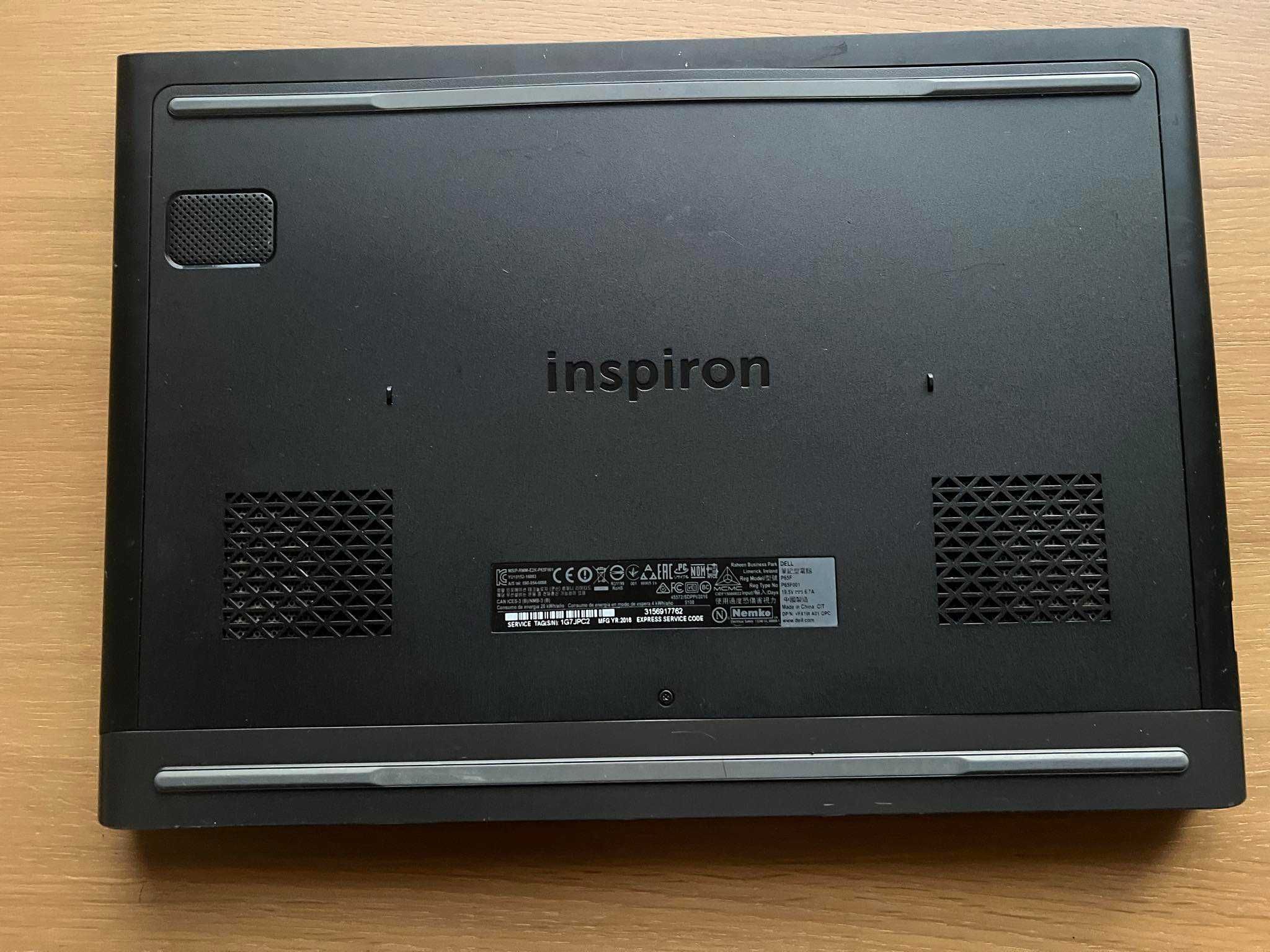 Gamingowy laptop DELL Inspiron 15 Gaming 7566 i7 1TB 16gb Ram GTX960M