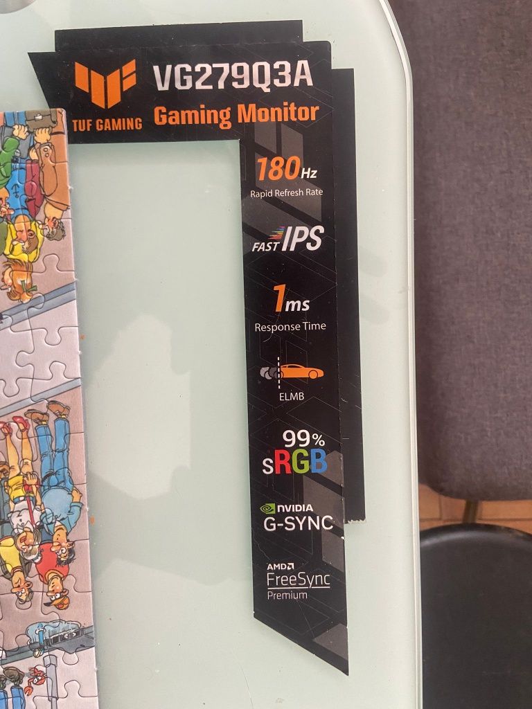 PC i5-8400 e Monitor Asus Gaming