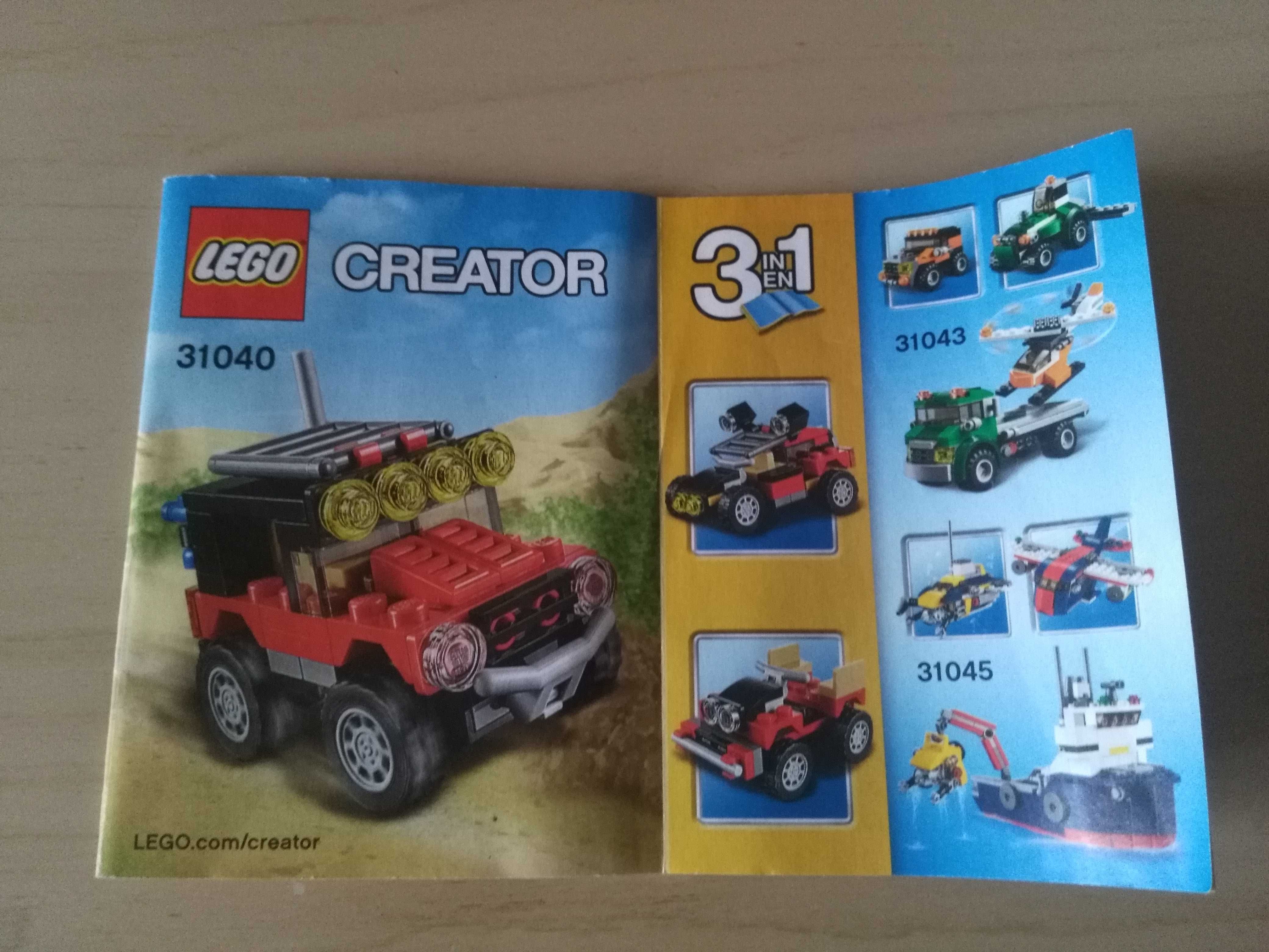 31040 LEGO creator terenówka JEEP BUGGY 4X4