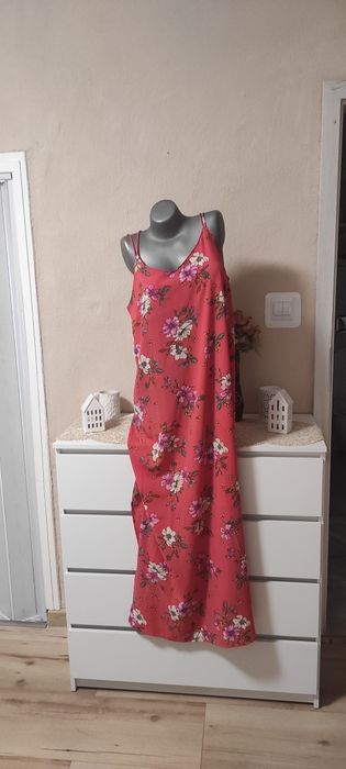 Super zwiewna długa sukienka XXL