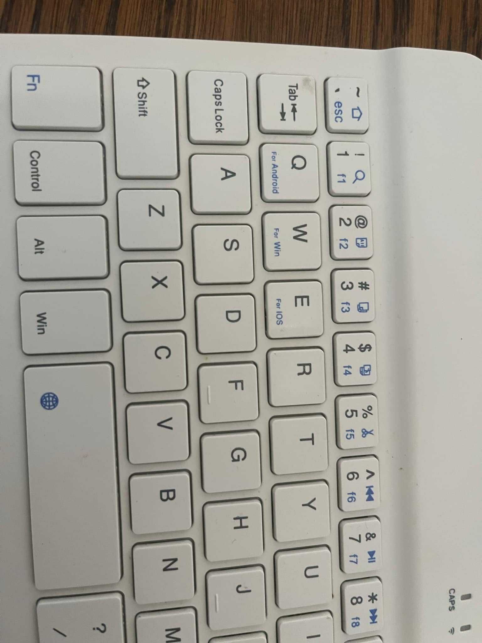 Klawiatura bezprzewodowa biała Typo Wireless Keyboard