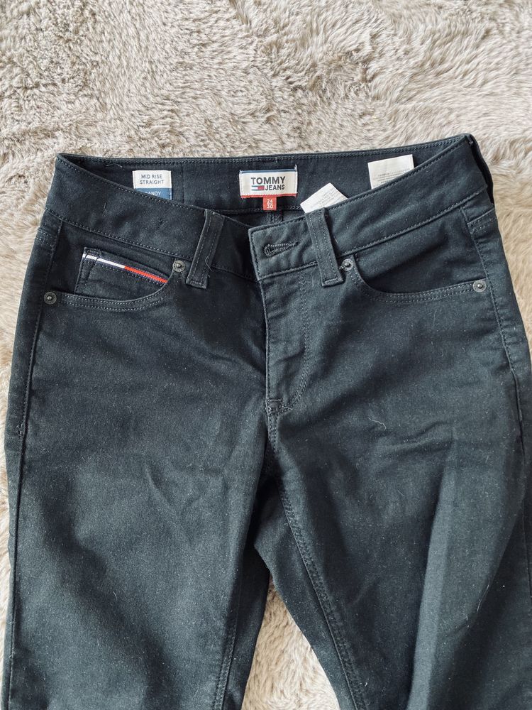 Spodnie czarne tommy Hilfiger Jeans czarne 34