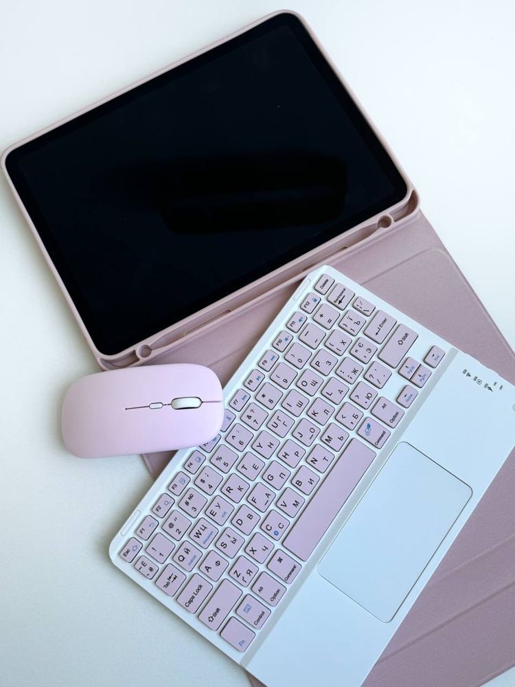Шкіряний чохол з клавіатурою та мишкою для iPad 9 10 10.2 10.9 12.9 11