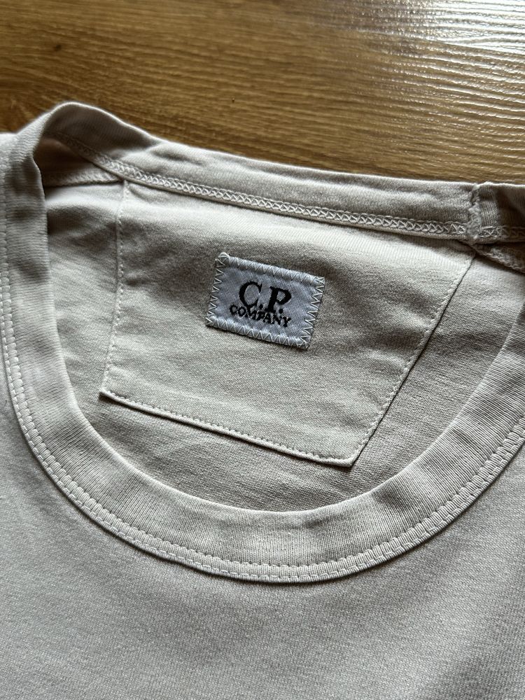 Футболка C.P. Company big logo vintage stone island базова футболка