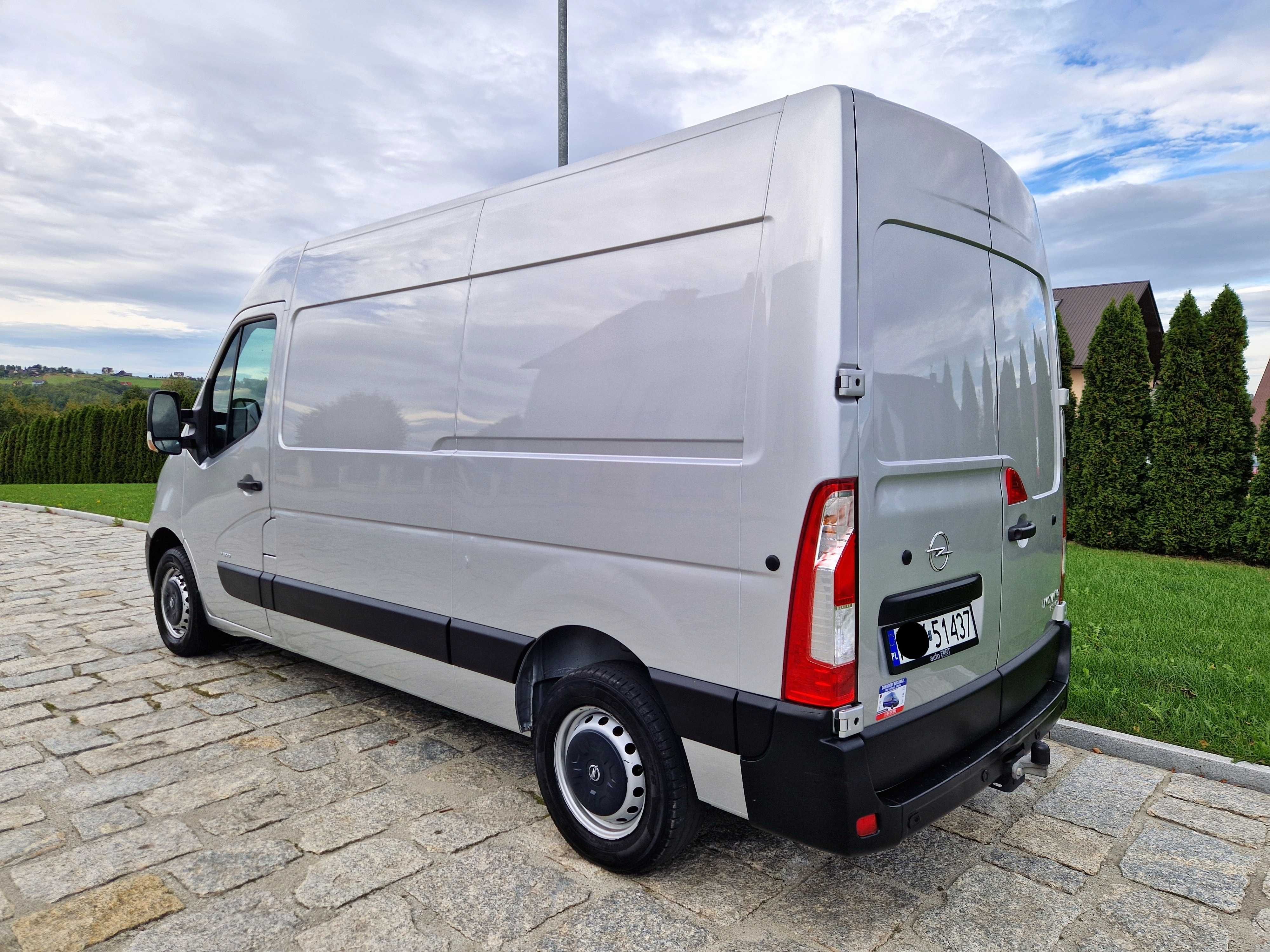 Opel Movano Furgon L2H2 3 Osoby 150 Km Automat Klima LED Hak Max Opcja