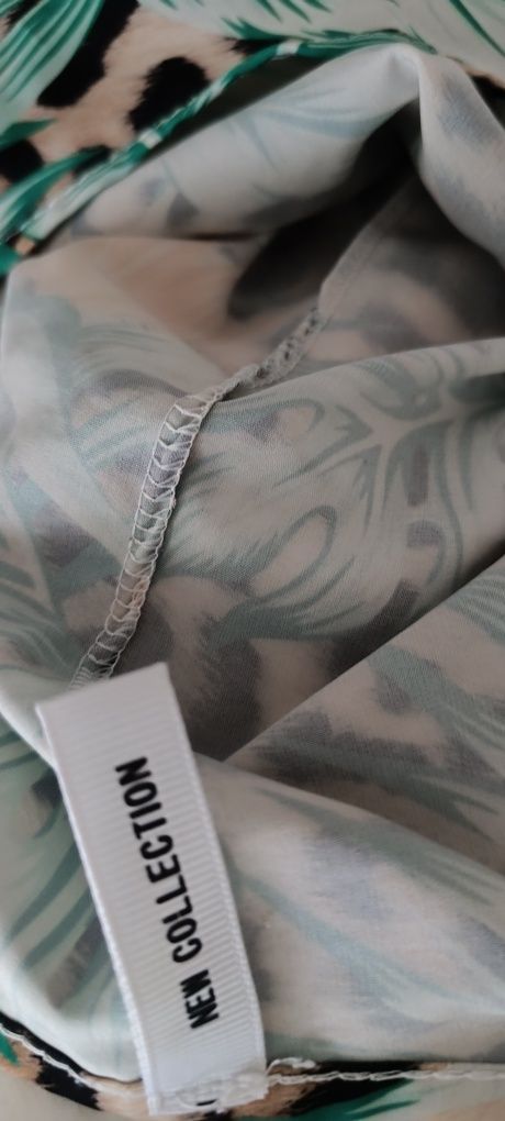 Vestido comprido de verão estampado tamanho S. Usado