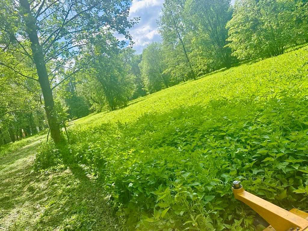 Usługi koszenia, Mulczowania, Zbieranie trawy, biomasy