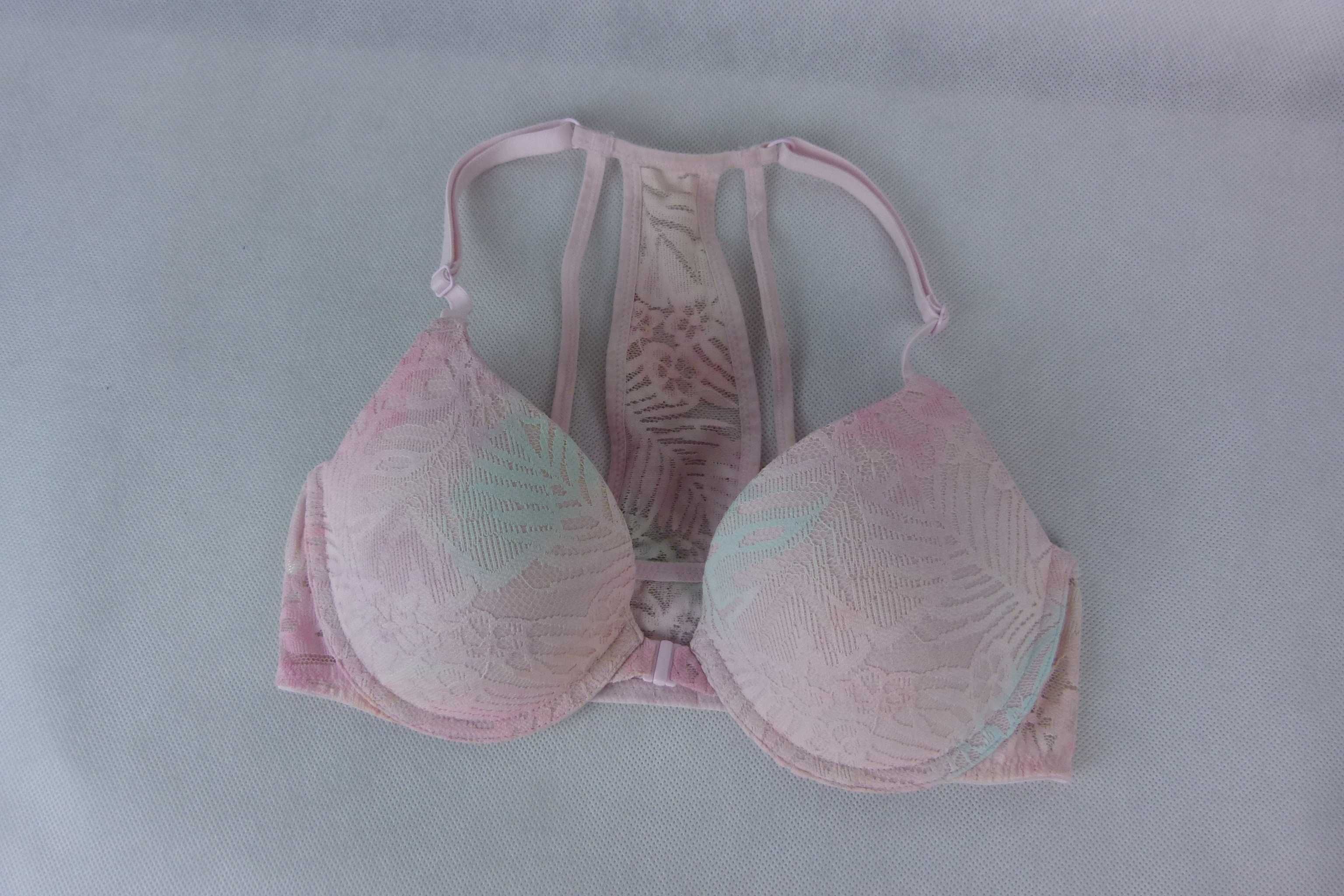 PINK Victoria`s Secret usztywniany biustonosz 32C / 70D