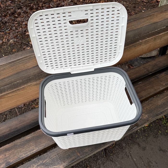 Корзина для белья игрушек ротанг 20 л мала маленька