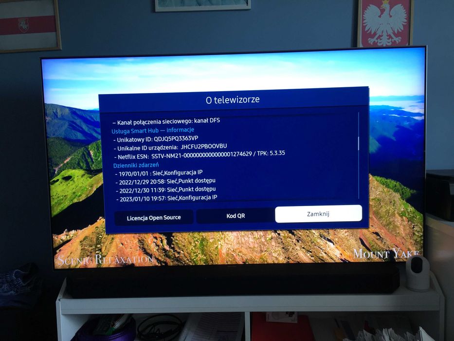 Sprzedam Telewizor QLED Samsung QE65QN85AATXXH 65" 4K UHD czarny