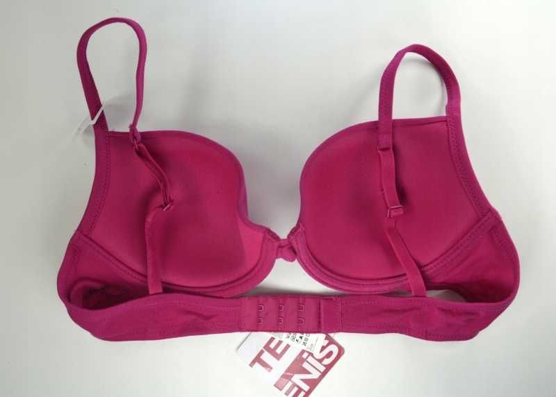 Tezenis różowy malinowy biustonosz pół usztywniany rozmiar 80B
