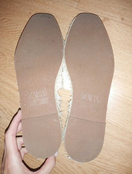 Espadryle Zara 41 26,5cm na wąską stopę