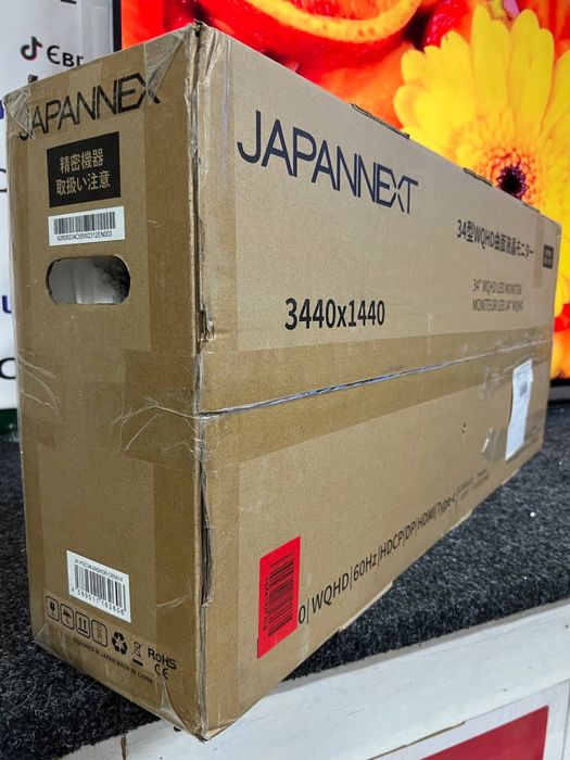 Новий монітор JAPANNEXT 34 дюйми 4K IPS HDR