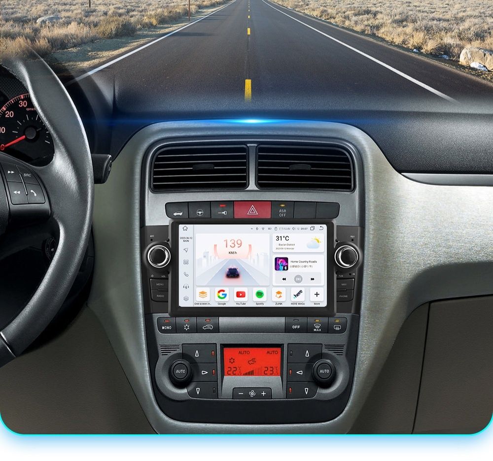 Radio nawigacja FIAT GRANDE PUNTO LINEA Android Navi GPS