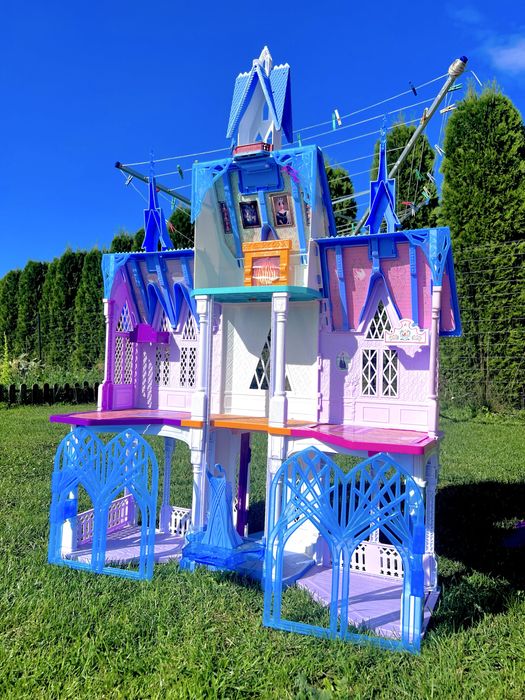 Duży Domek elzy  kraina lodu/ domek dla lalek