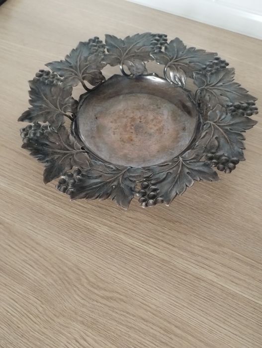 Piękna platerowana Patera