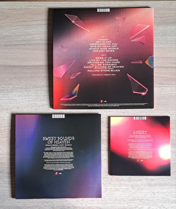 The Rolling Stones - 3 x WINYL - Hackney Diamonds FUKSJA + 2 Single