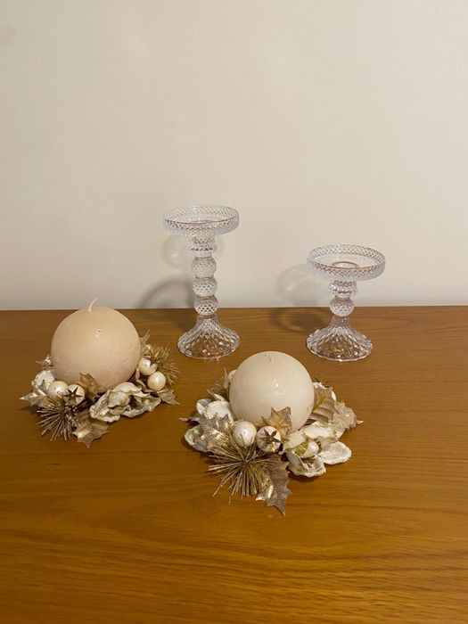 Castiçais de decoração