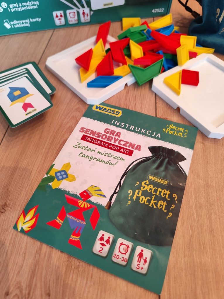 Tangram Pop Art - gra sensoryczna