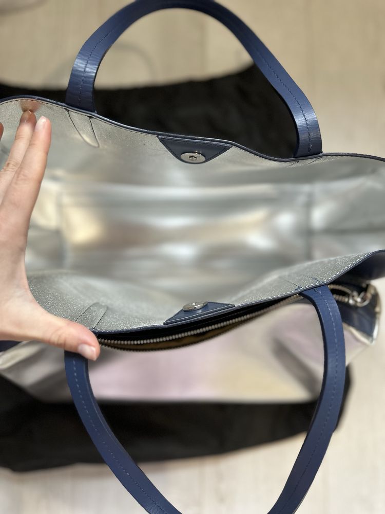 Шкіряна сумка tote bag Carlo Pozolini