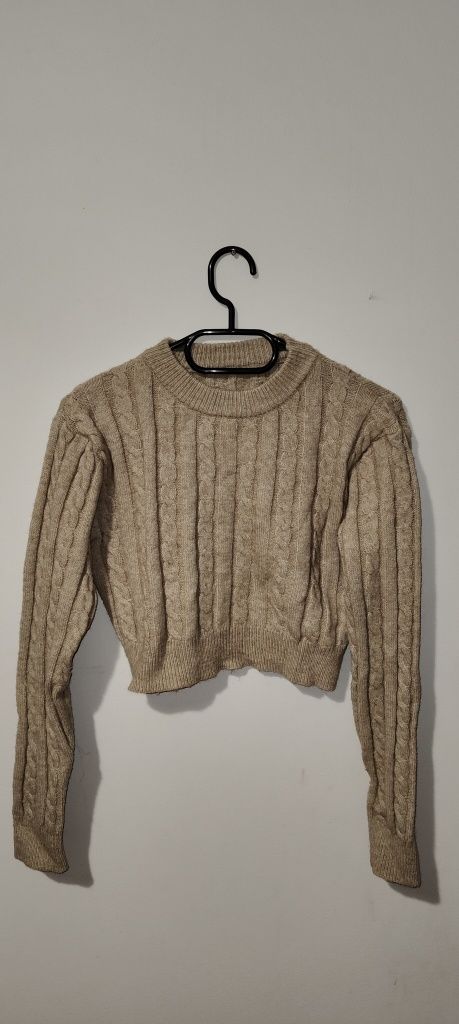 Sweter beżowy SHEIN