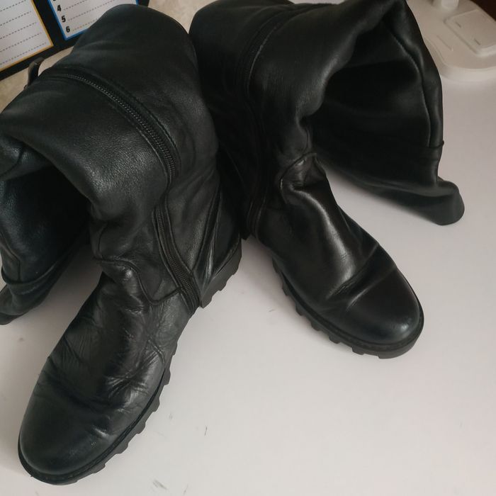 Сапоги женские на меху