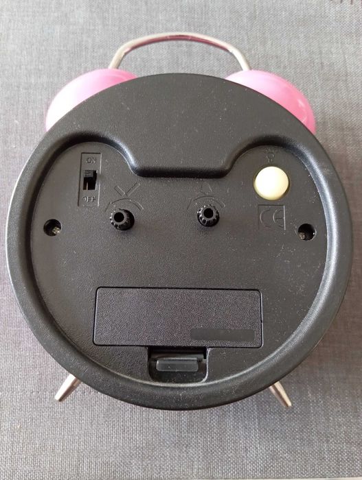 Budzik stojący zegar Myszka Mini Minnie Mouse NEW z Podświetleniem