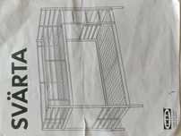 Sprzedam łózko z ikea metalowe