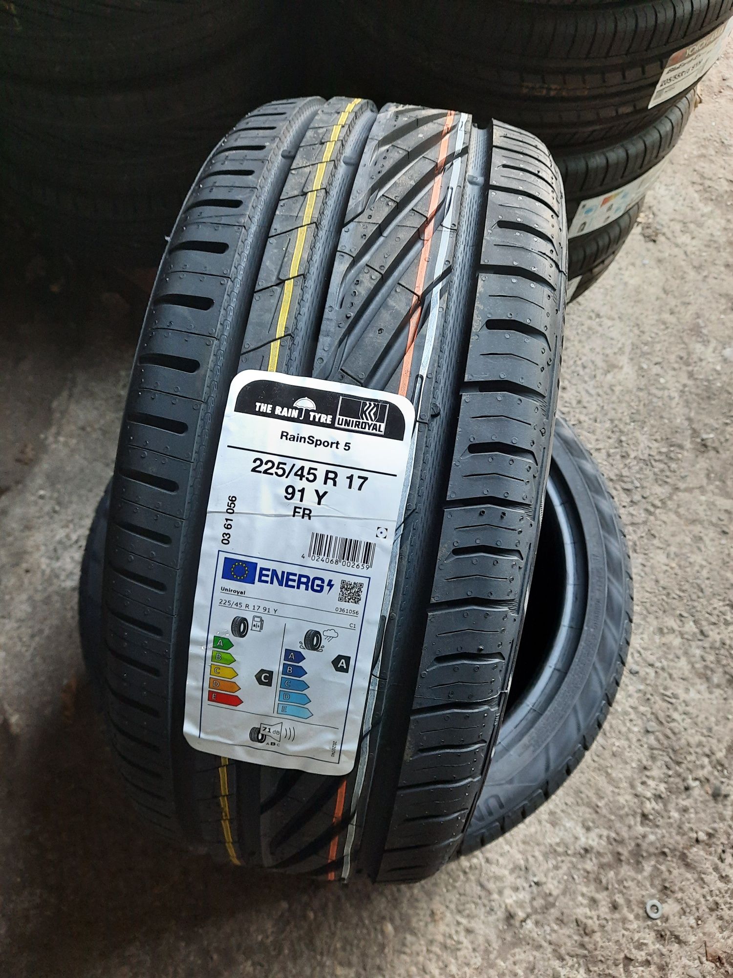 4x opony letnie 225/45R17 UNIROYAL RS5 najwyższa klasa przyczepności