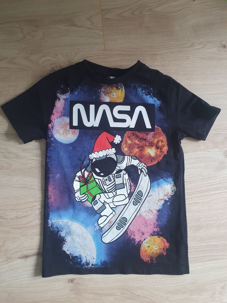 2 koszulki NASA rozm 146/152