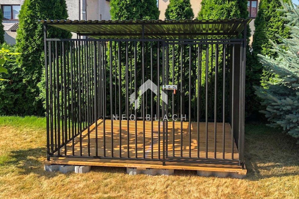 Kojec dla psów 2x2m - Drewniana podłoga NB172 OLX