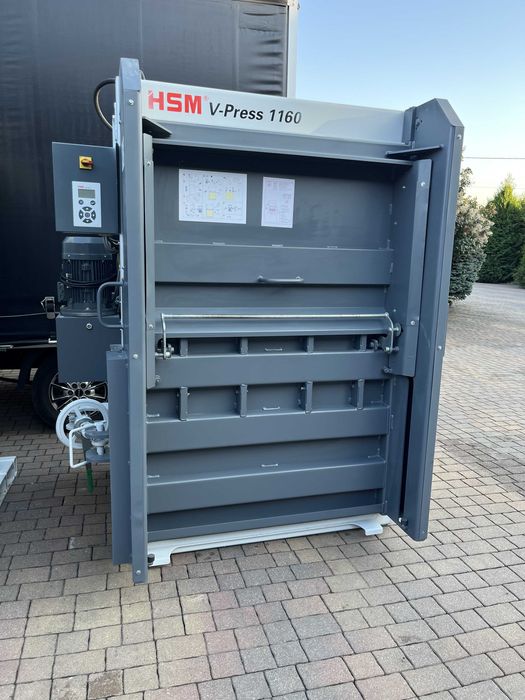 Belownica prasa do makulatury folii kartonu HSM v-press 1160plus