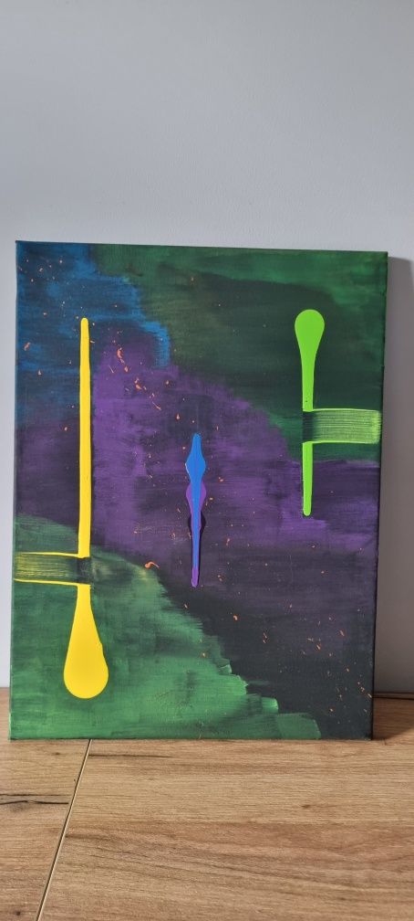 Obraz akrylowy. Abstrakcja 30x40cm