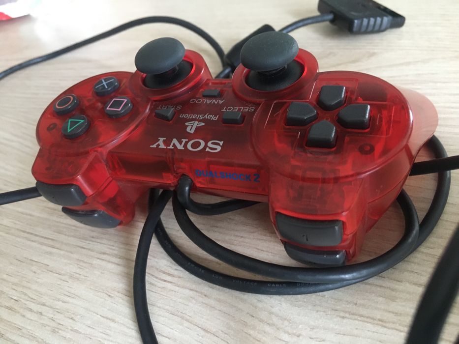 Sony PlayStation Dualshock 2 Pad Controller PS2 Czerwony