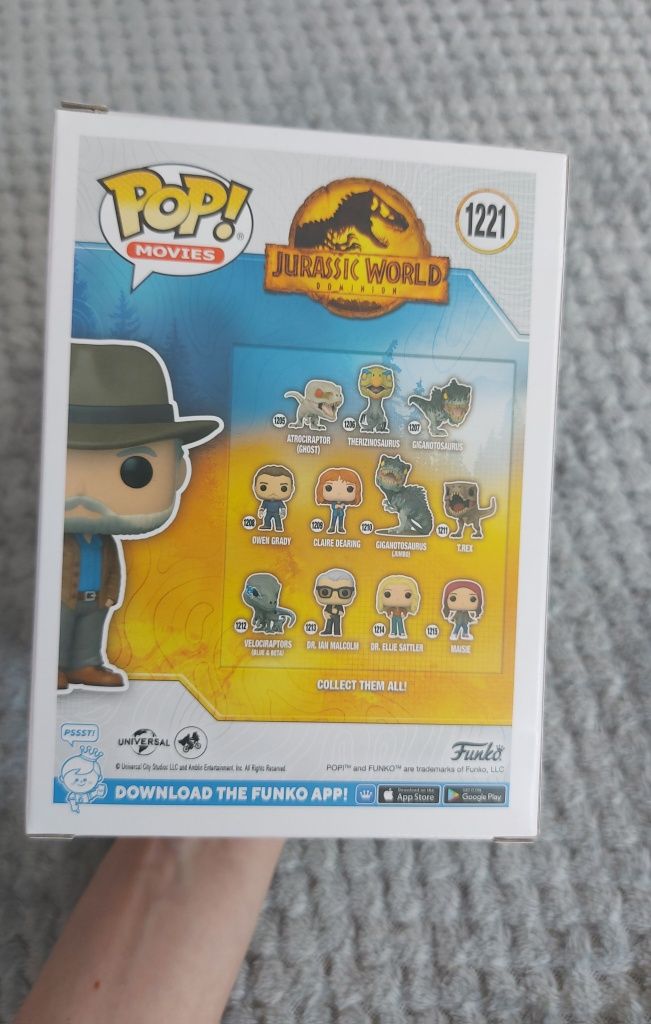 Funko Pop Jurassic World Dr.Alan Grant