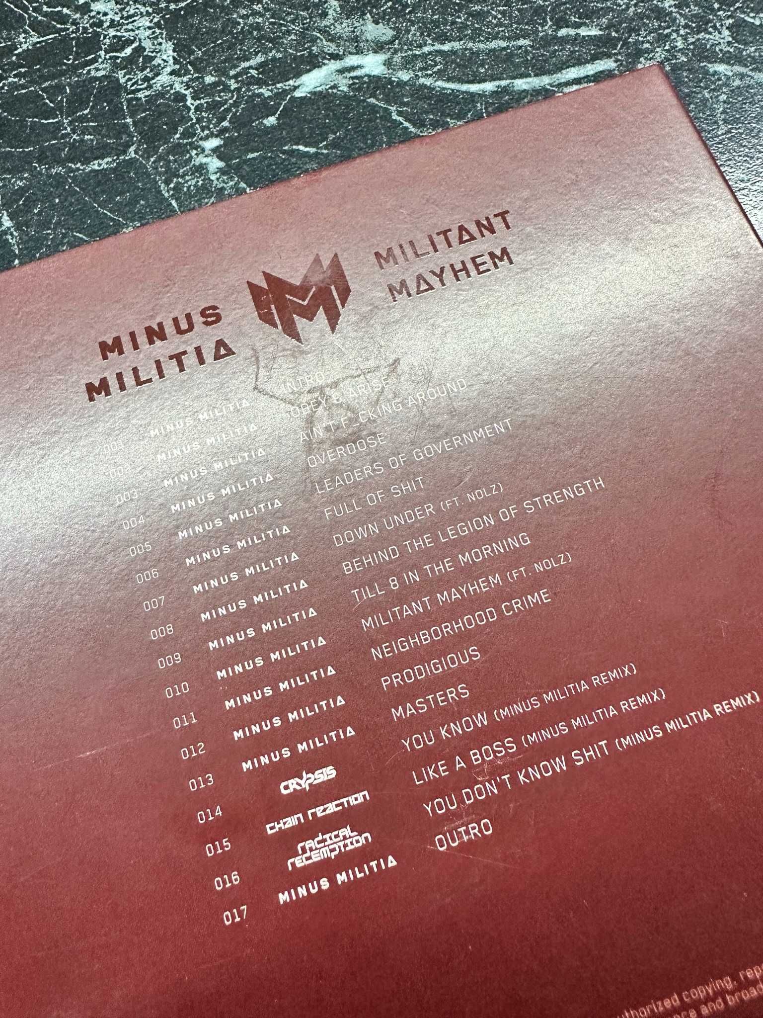 Minus Militia - Militant Mayhem (Album, CD) (2016) [Hardstyle]