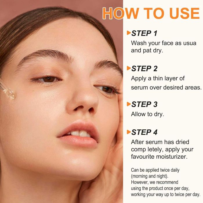 Vitamina C Serum 30ml Natural e Vegano cuidado da pele e rosto