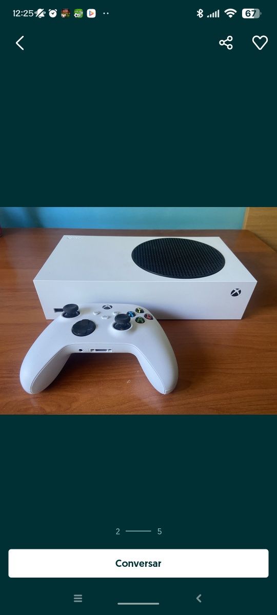 Xbox series s como nova