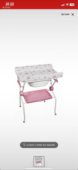 Plastimyr - Banheira Dobrável Lea Estrelas Rosas