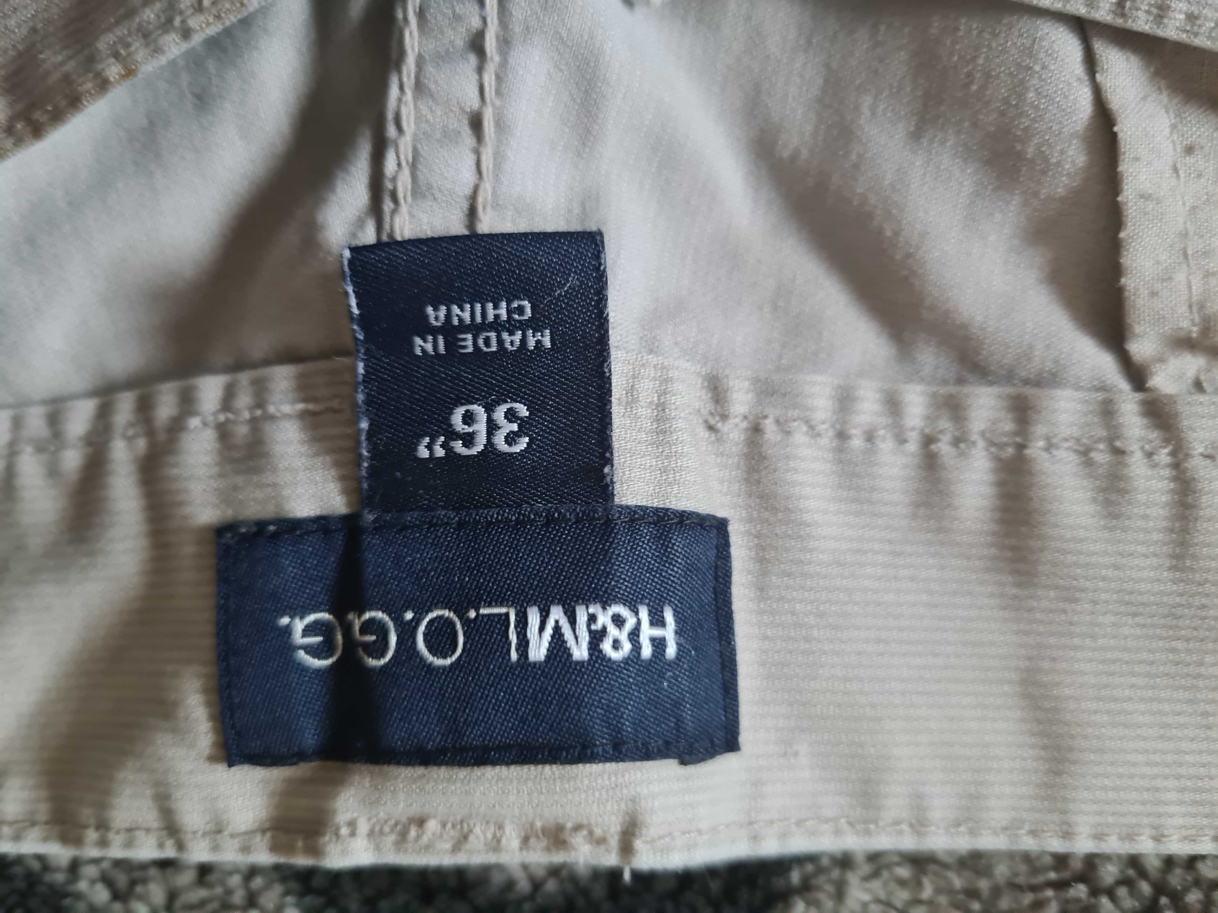Shorty Spodenki Bermudy Piaskowe H&M i Mark & Spencer