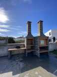 Churrasqueira em xisto com forno