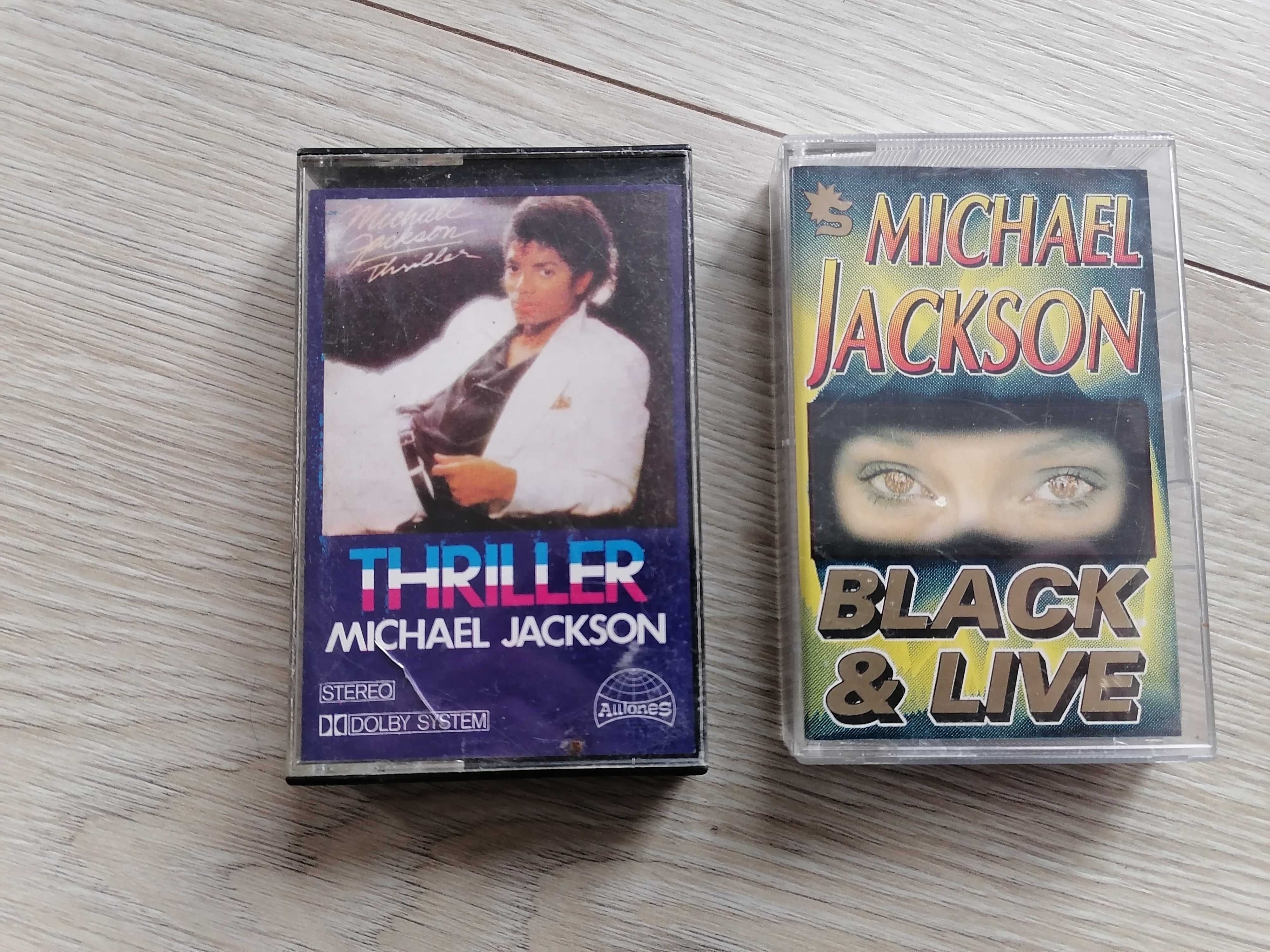zestaw kaset magnetofonowych Michael Jackson Thriller Black & Live