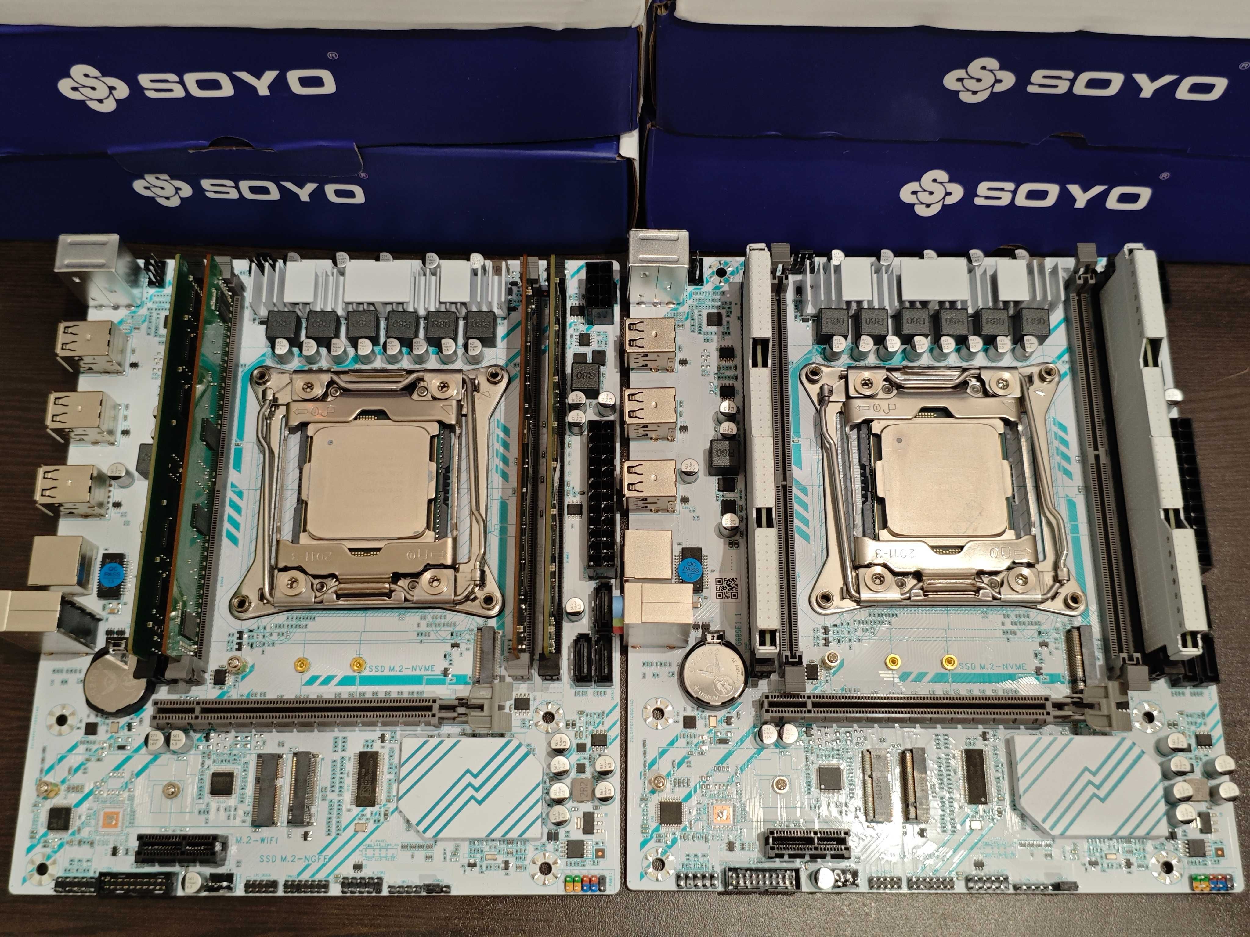 Комплект X99 2011v3 + 2630v4 / 2660v4 E5 2680v4 DDR4 ОЗУ 8Gb 16 32Гб