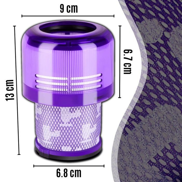 2x Filtr zmywalny Dyson V11 V15 SV14  Długotrwała Wydajność
