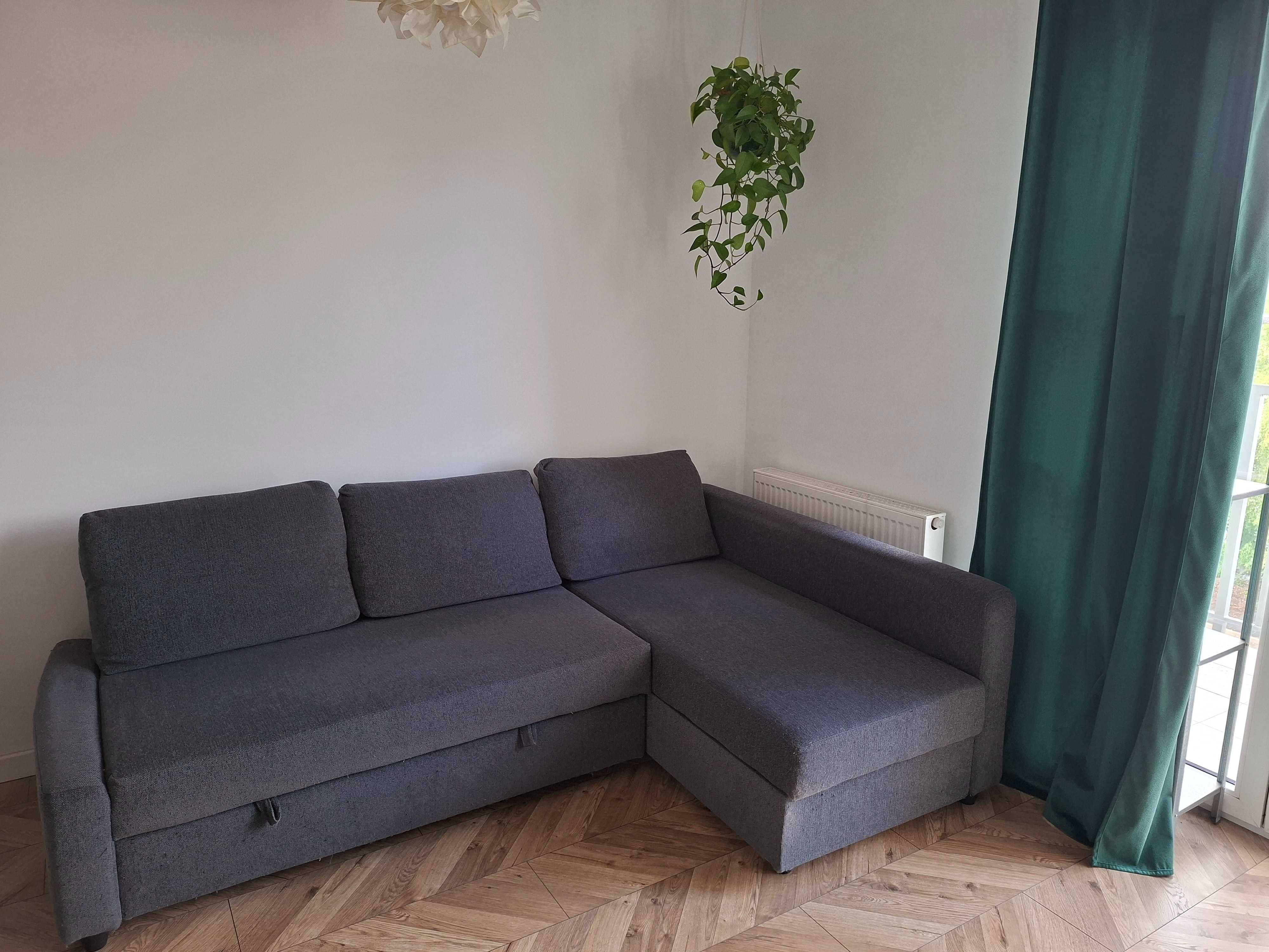 Sprzedam kanapę IKEA-Narożnik Friheten- cziemnoszary