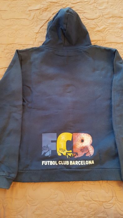 Bluza niebieska FC Barcelona 158cm